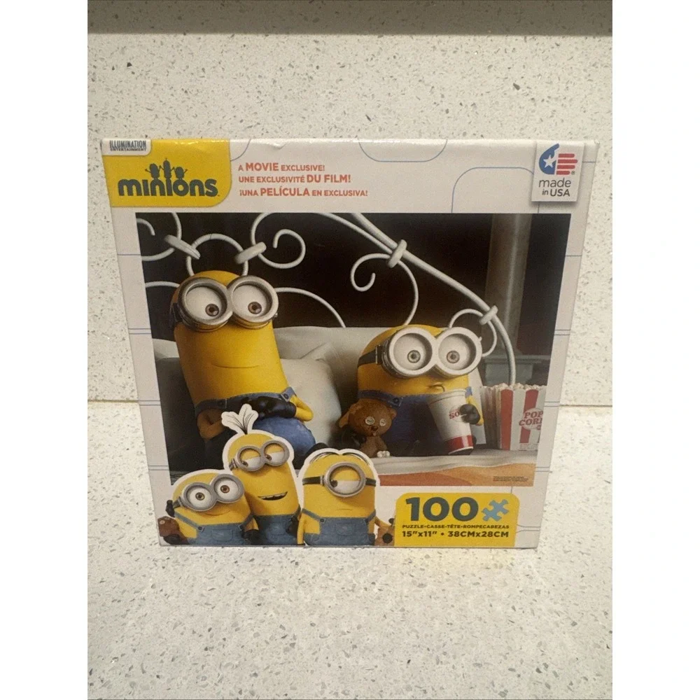 Minions Movie 100 piece Puzzle Movie Exclusive 2015 ages 5+ NEW